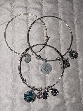 $2 with Bundle ~ Lot of 3 Charm Bracelets 7119